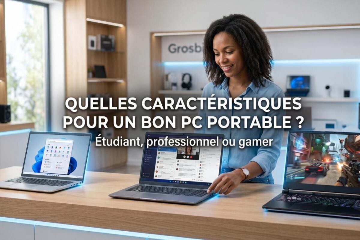 Cover Blog Grosbill Quelles sont les caractéristiques d'un bon ordinateur portable