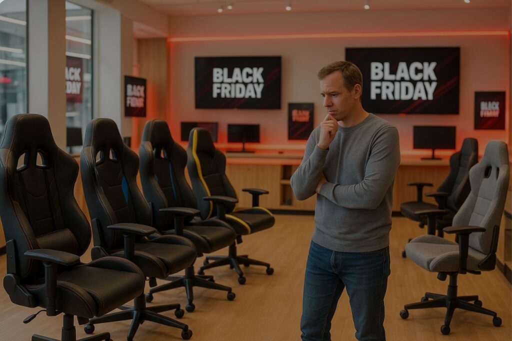 Cover Blog Grosbill Black Friday Chaise Gaming