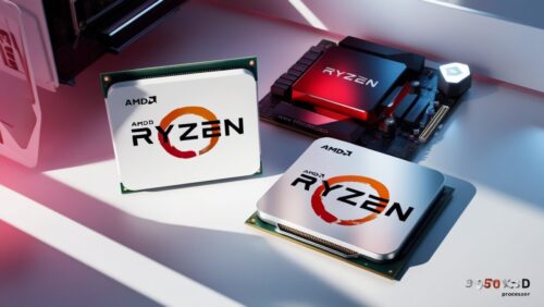 Les nouveaux processeurs AMD Ryzen 9950X3D et 9900X3D