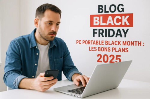 Cover black month PC portable