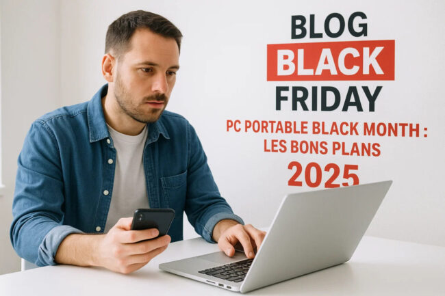 Cover black month PC portable