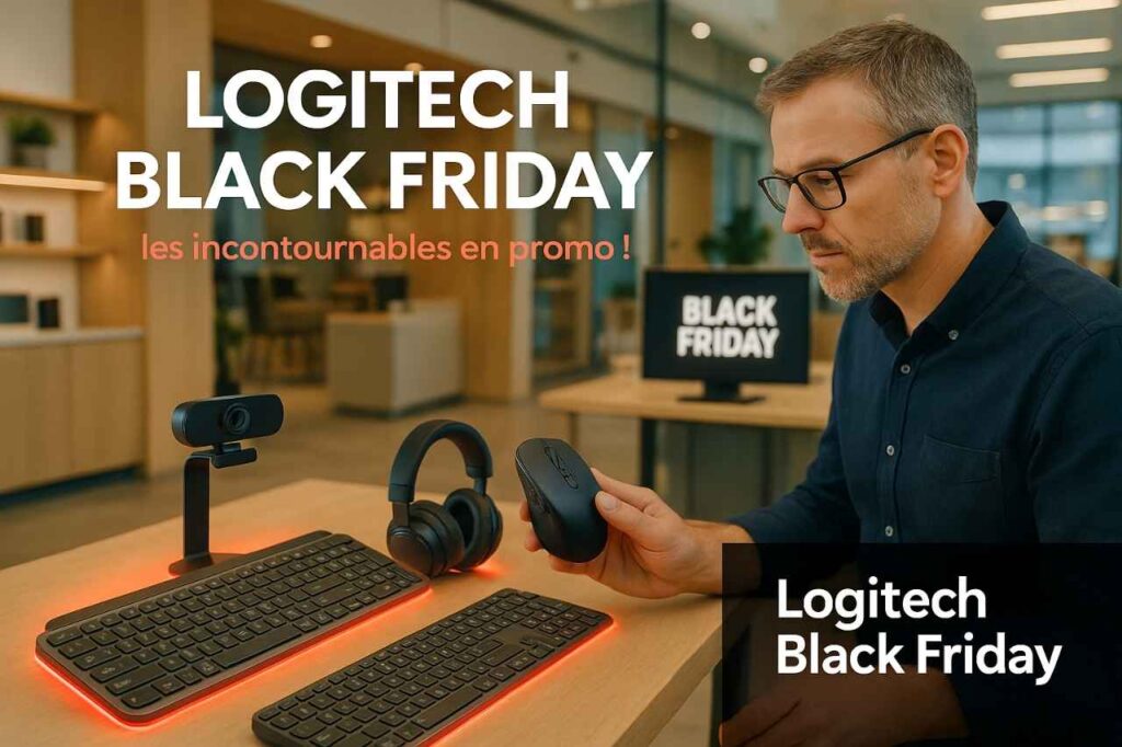 Cover Blog Grosbill Black Friday Logitech