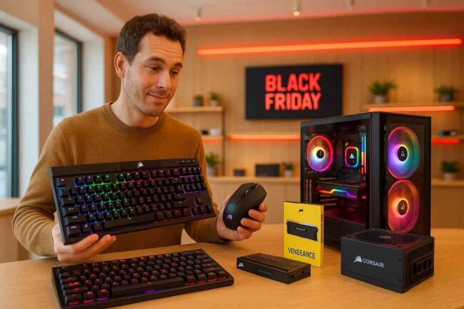 Cover Blog Grosbill Corsair Black Friday