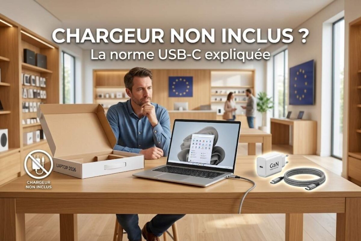 Cover Blog Grosbill PC portable sans chargeur- loi UE 2026