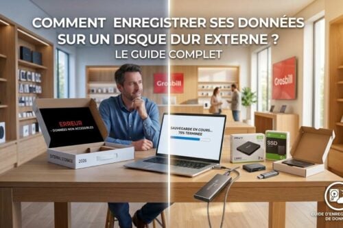 Cover Blog Grosbill guide sauvegarde données disque dur externe