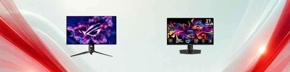 Visuel article Blog Grosbill ECRAN PC Woled et QD-OLED