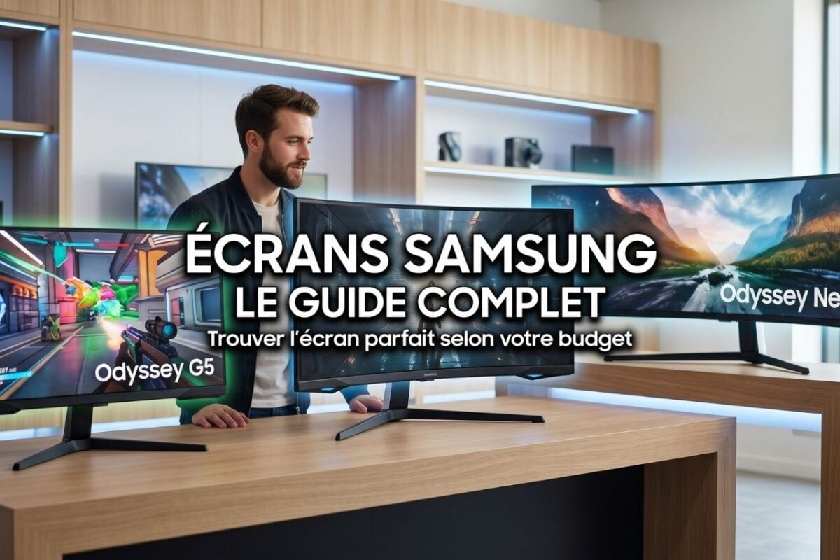 Cover Blog Grosbill Les meilleurs écrans Samsung rapport qualité prix - Guide 2026