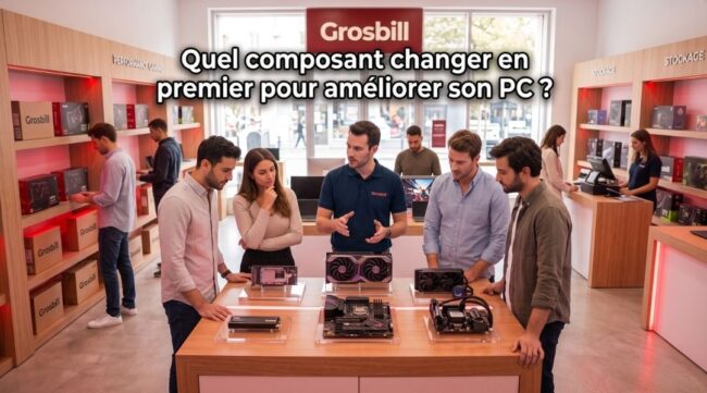 Cover Blog Grosbill - Quel composant changer en premier pour améliorer son PC (Guide d'achat)
