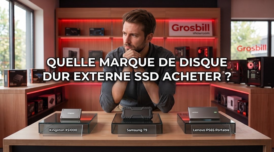 Cover Blog Grosbill Quelle marque de disque dur externe SSD acheter