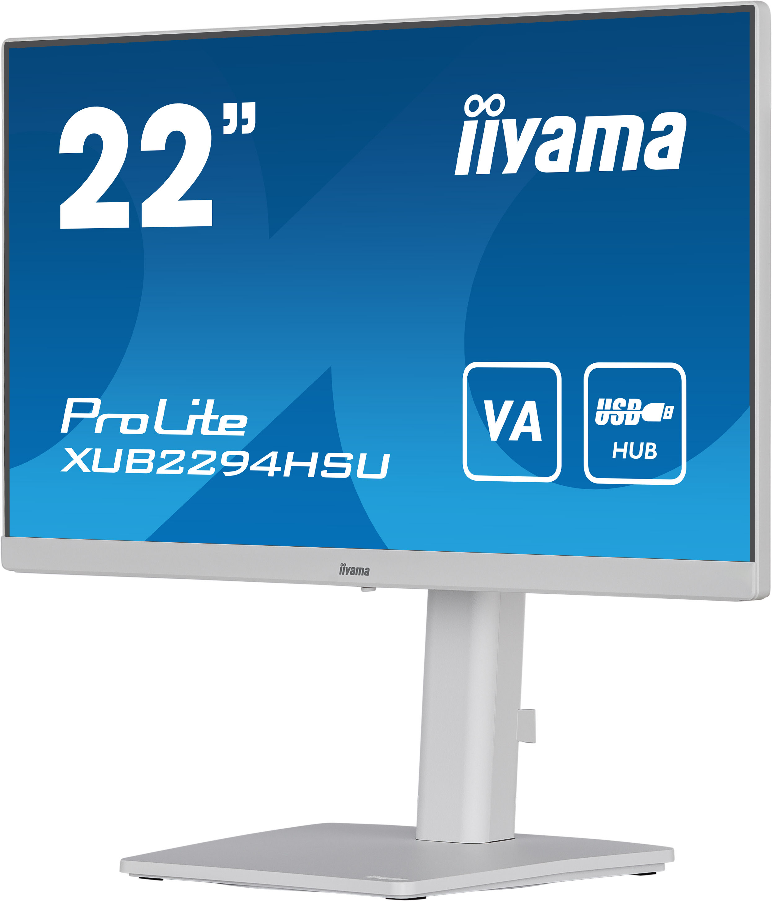 Iiyama 22"  XUB2294HSU-W2 - Ecran PC Iiyama - grosbill.com - 2