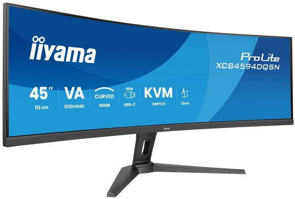 Iiyama 45 pouces  XCB4594DQSU-B1 - Ecran PC Iiyama - grosbill.com - 0
