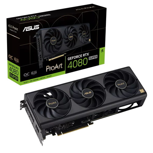 image produit Asus ProArt GeForce RTX 4080 SUPER 16GB GDDR6X OC Edition Grosbill