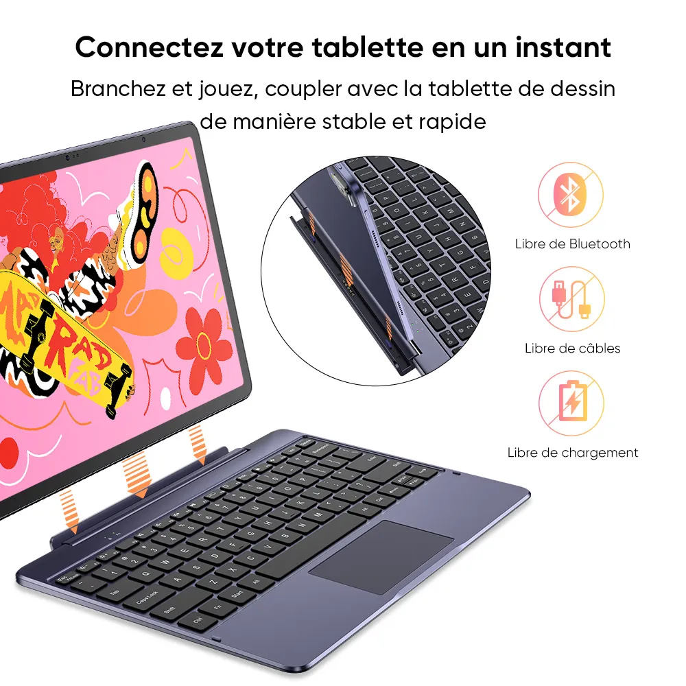 Clavier ACK08 pour Magic Drawing Pad - QWERTY - 6