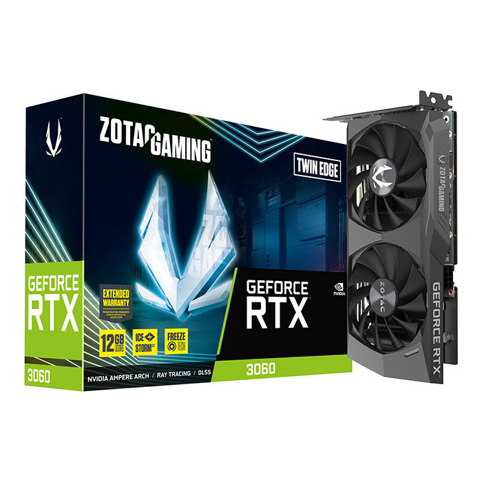 ZOTAC RTX 3060 TWIN EDGE LHR  - Carte graphique ZOTAC - 0