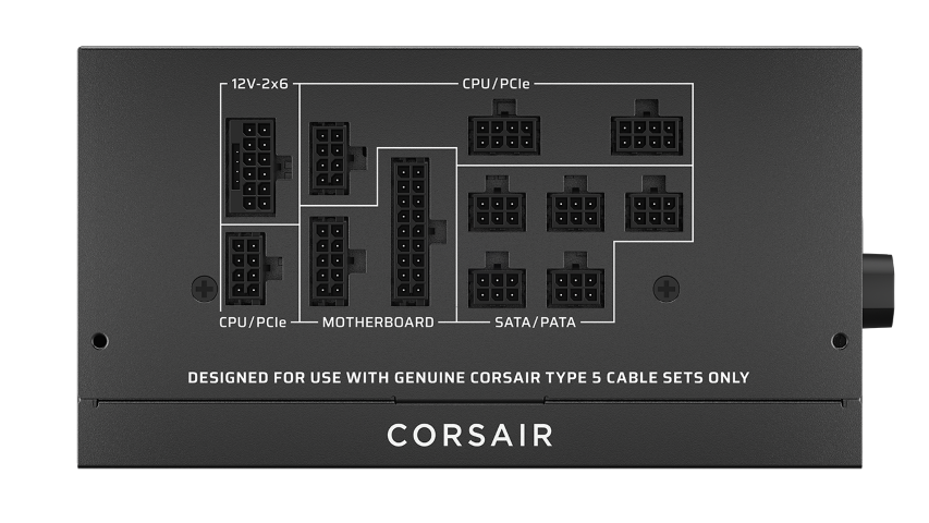 Corsair 80+ Gold (1000W) - Alimentation Corsair - grosbill.com - 8
