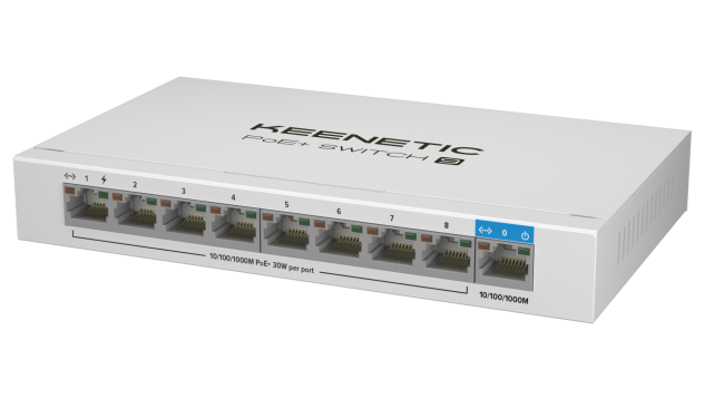KEENETIC 9 Ports 10/100/1000 - 8 ports PoE + - KN-4710-01-E