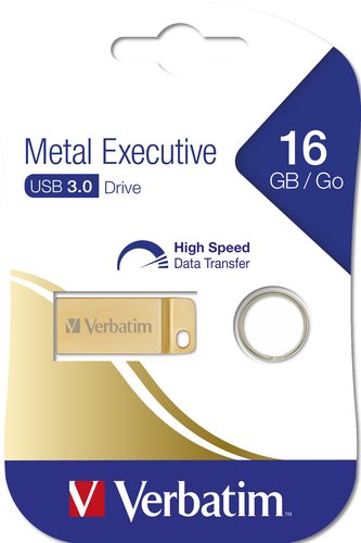 Metal Executive USB 3.0 Drive Gold 16GB - Achat / Vente sur grosbill.com - 4