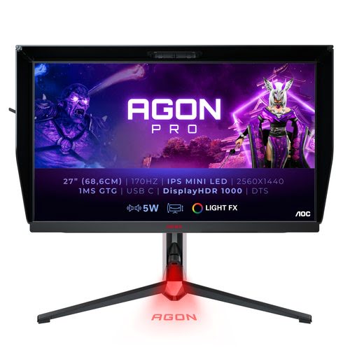 AOC AGON 27QHD/170Hz/IPS Mini-LED/1ms/USB-C/FS PremP#