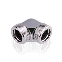 CONSTRUCTEUR Raccord tube rigide 90° argent - 14mm