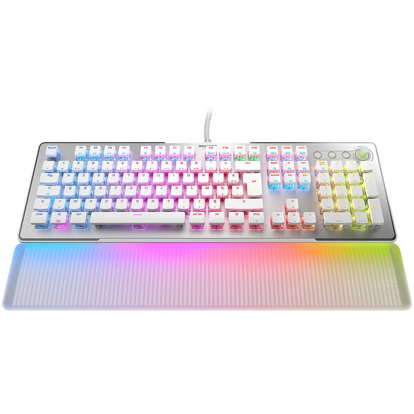 Roccat Vulcan II Max - Blanc/RGB/Filaire/TII Linéaire