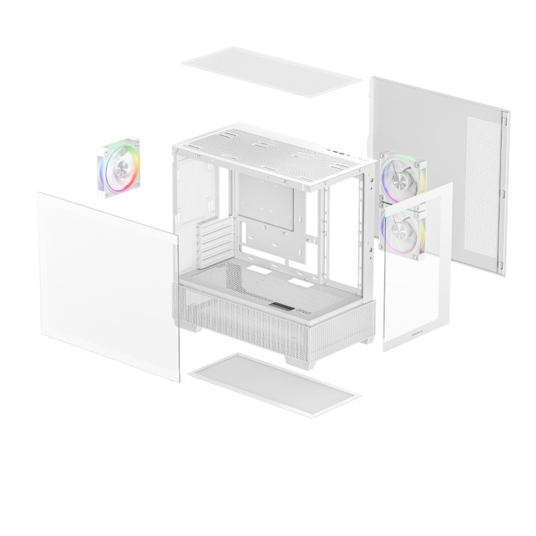 Deepcool CG380 3F Blanc Blanc - Boîtier PC Deepcool - grosbill.com - 9