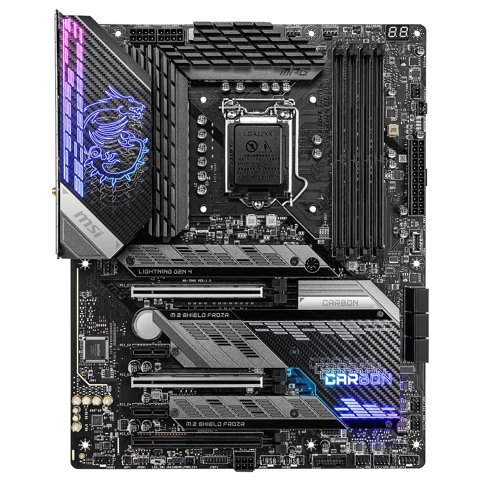MSI MPG Z590 GAMING CARBON WiFi ATX  - Carte mère MSI - 1
