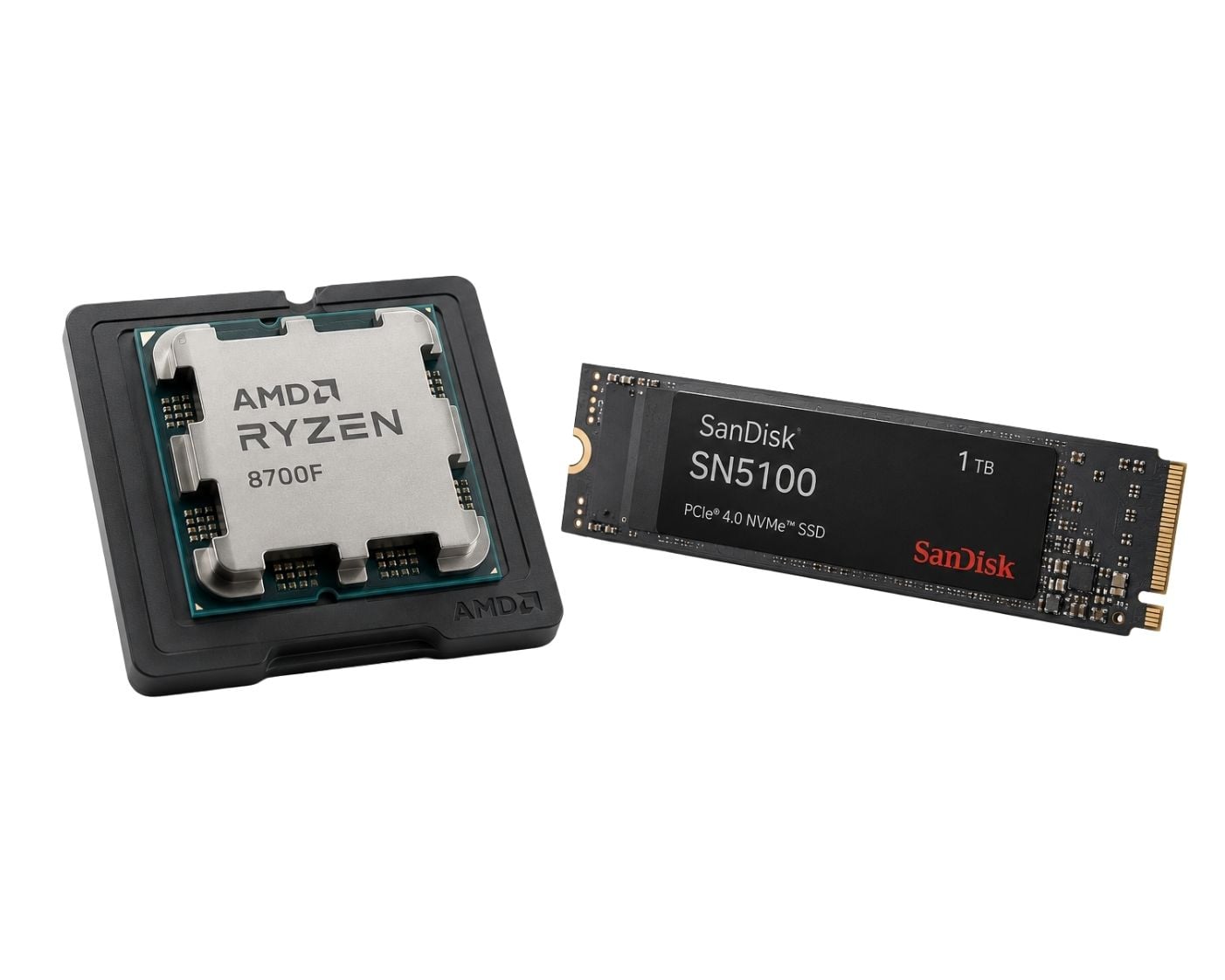 Ryzen 7 8700F + 1TB NVMe Gen4 - grosbill.com - 0