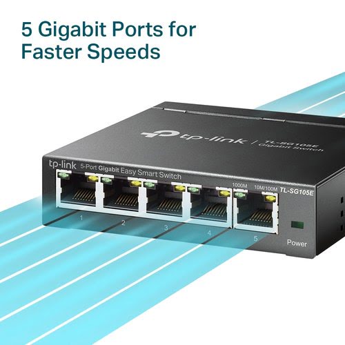 5 Port Gigabit Easy Smart Switch - Achat / Vente sur grosbill.com - 3