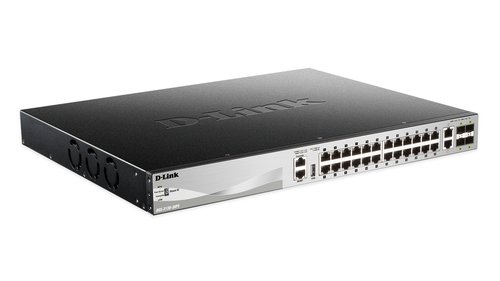 D-Link 24 x 10/100/1000BASE-T PoE ports