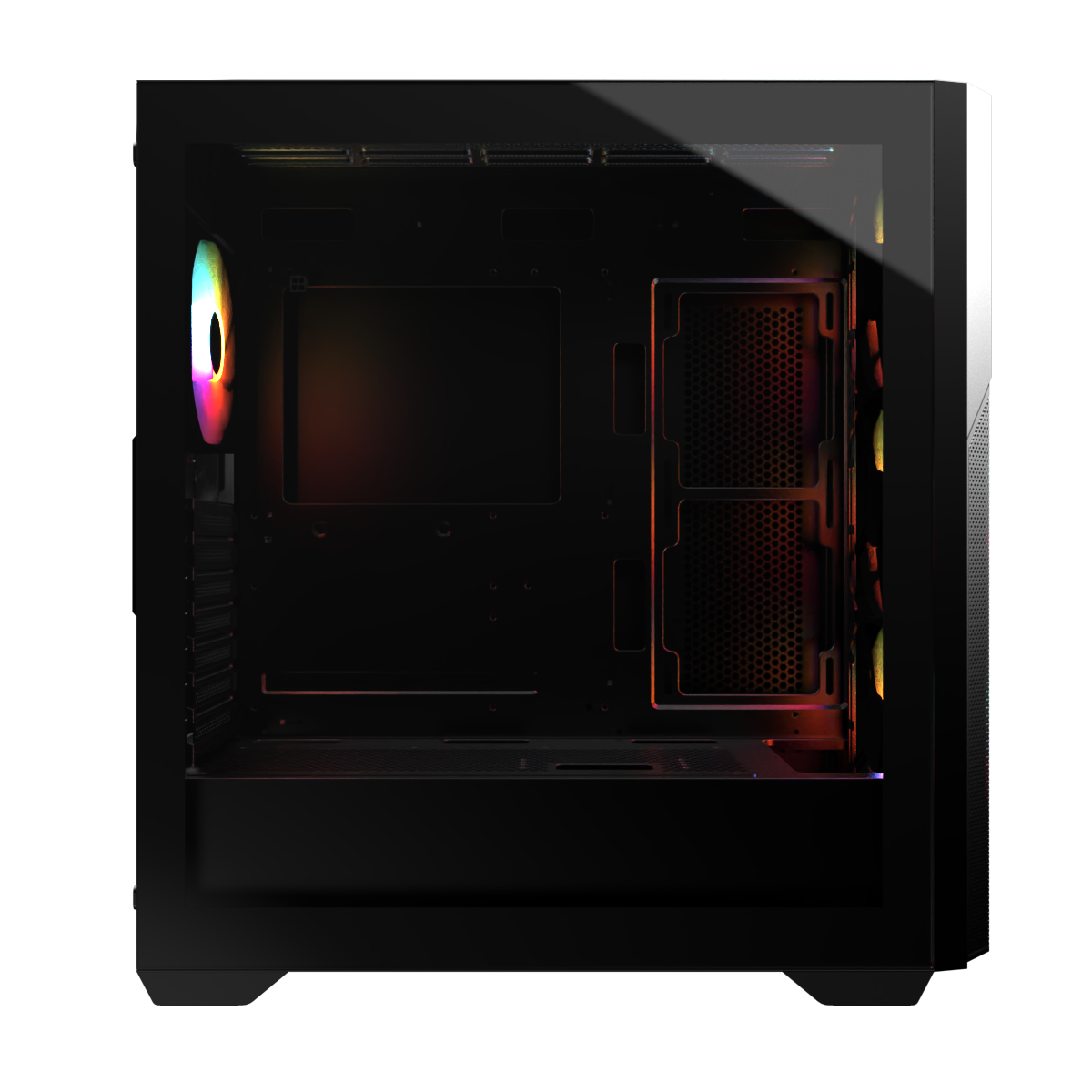 M.RED Raven Black Noir - Boîtier PC M.RED - grosbill.com - 6
