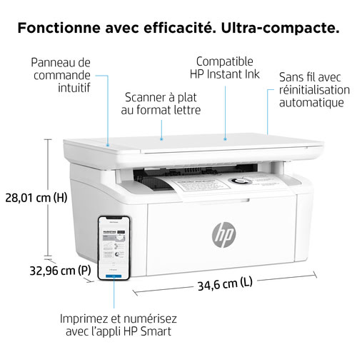 LaserJet M140w - Achat / Vente sur grosbill.com - 3