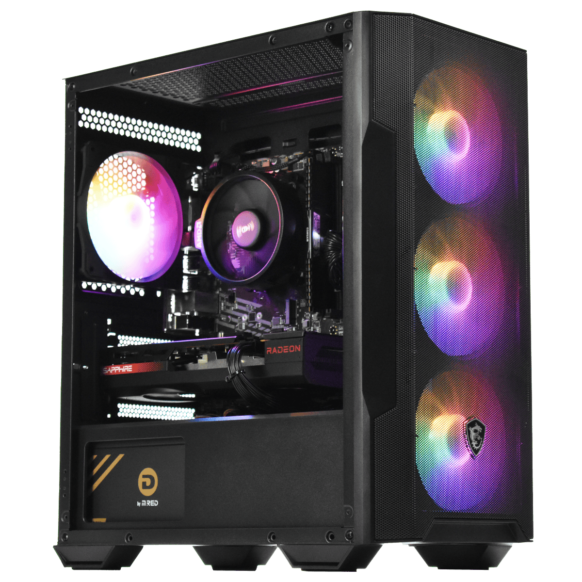 Grosbill SMARTY - R5-5500/RX7600/16Go/500Go (PCG-10602293) - Achat / Vente PC Fixe sur grosbill.com - 0