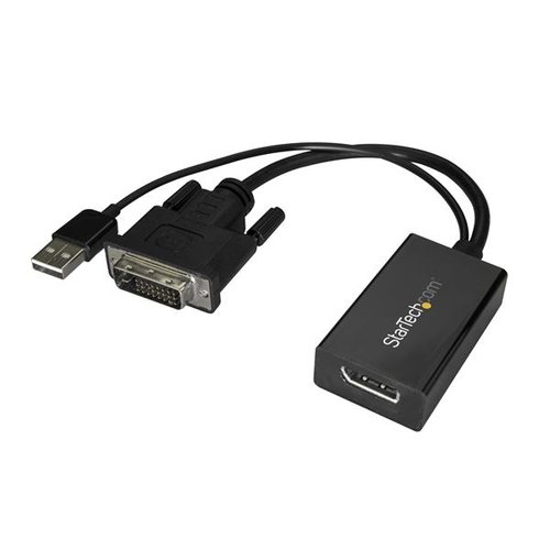 DVI to DisplayPort Adapter - USB Power - Achat / Vente sur grosbill.com - 0
