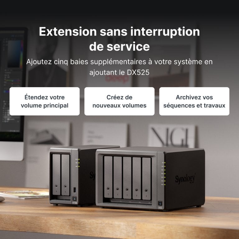 Synology DS725+ - 2 baies - Serveur NAS Synology - grosbill.com - 5