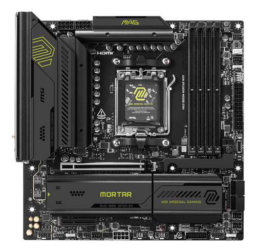 MSI MAG B850M MORTAR WIFI Micro-ATX  - Carte mère MSI - 1