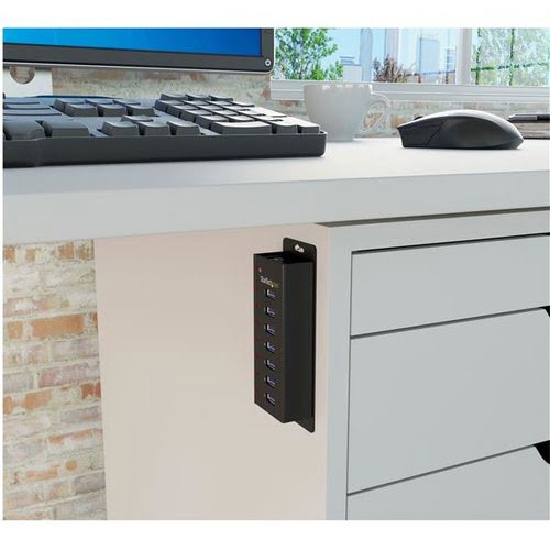 7 Port USB 3.0 Hub - Desktop/Wall-Mount - Achat / Vente sur grosbill.com - 3