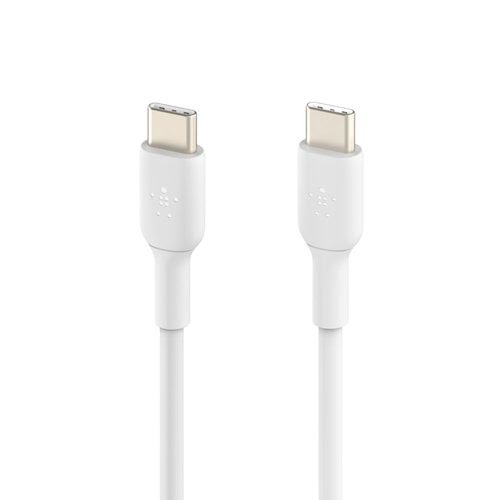 USB-C to USB-C Cable 2M White - Connectique PC - grosbill.com - 3