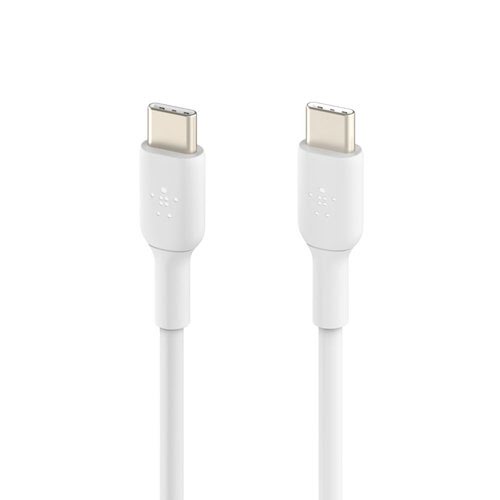 USB-C to USB-C Cable 2M White - Connectique PC - grosbill.com - 3