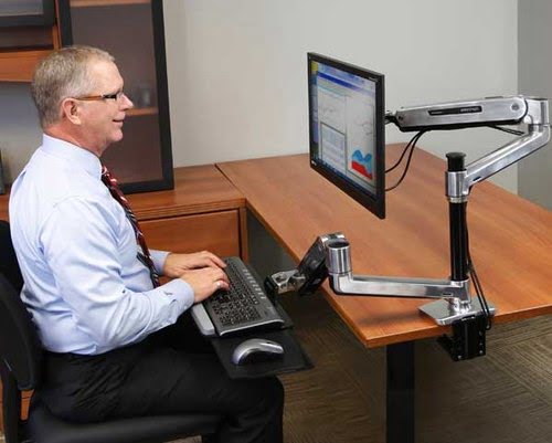 45-384-026/LX HD SitStand Desk Mount - Achat / Vente sur grosbill.com - 7