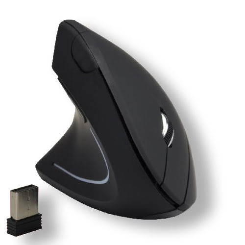 MCL Samar Left Handed Wireless Ergonomic Mouse