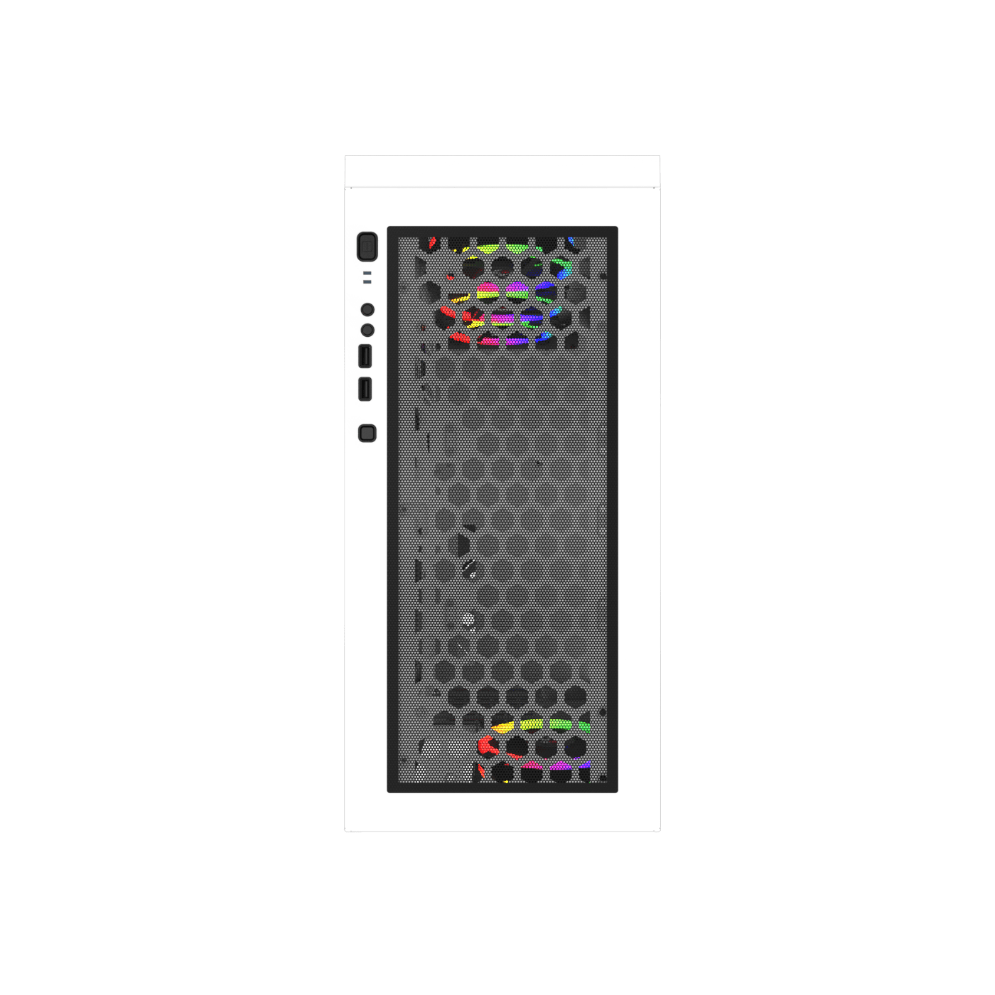 WHITE DESTROYER Glass-G - ARGB - MT/ATX - grosbill.com - 3
