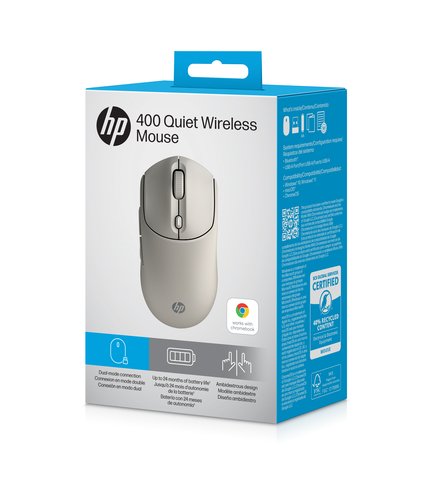 HP 400 Quiet Maple Wireless Mouse EURO - Achat / Vente sur grosbill.com - 12