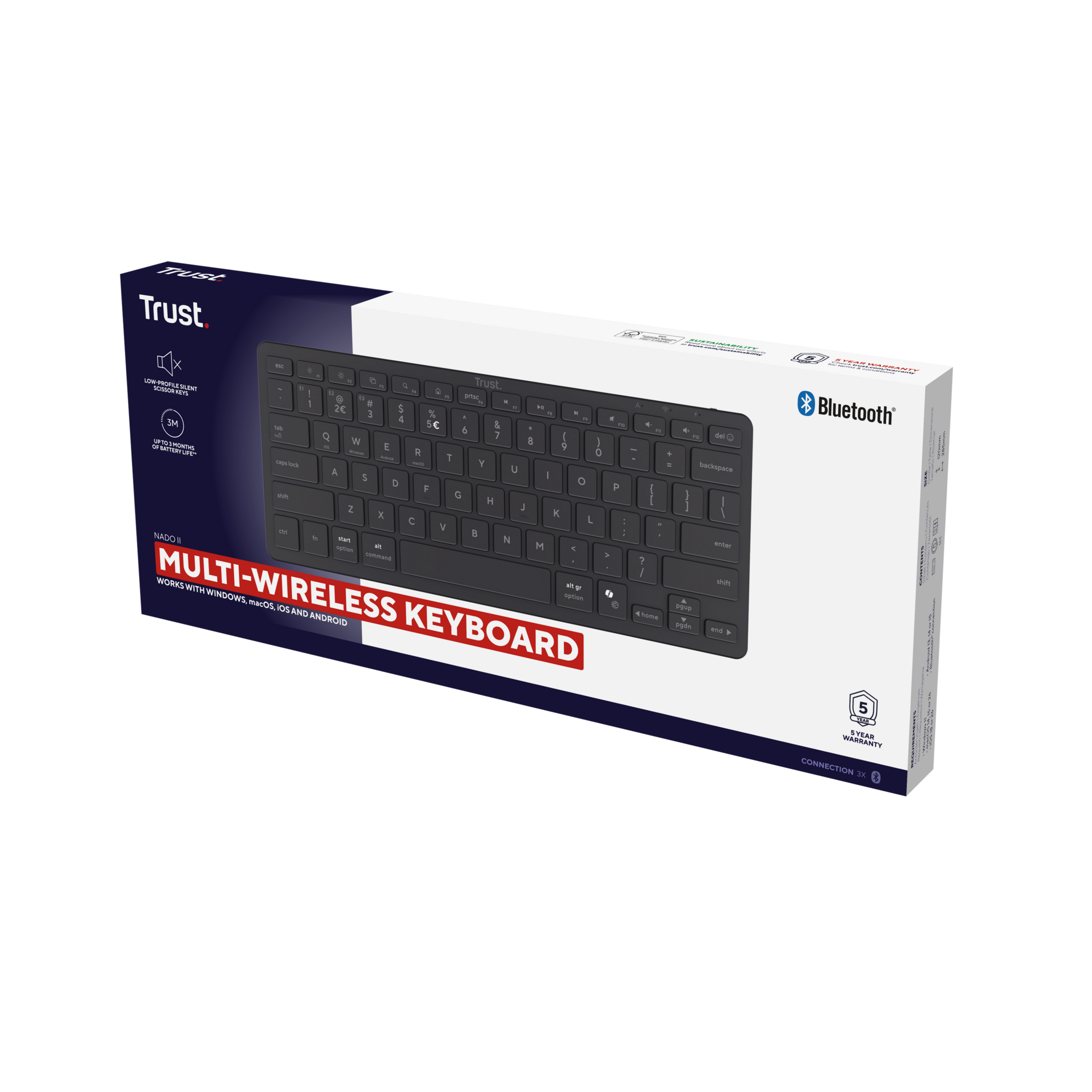 Trust Nado II - Clavier PC Trust - grosbill.com - 2