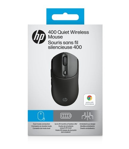 HP 400 Quiet Black Wireless Mouse EURO - Achat / Vente sur grosbill.com - 9