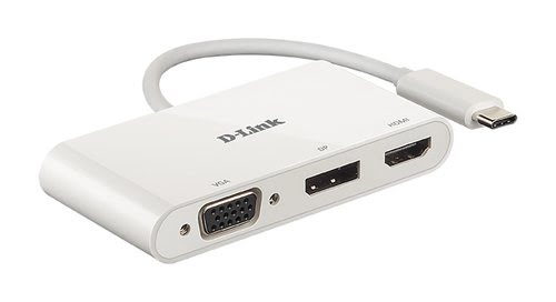 D-Link 3-in-1 USB-C HDMI/VGA/DisplayPort