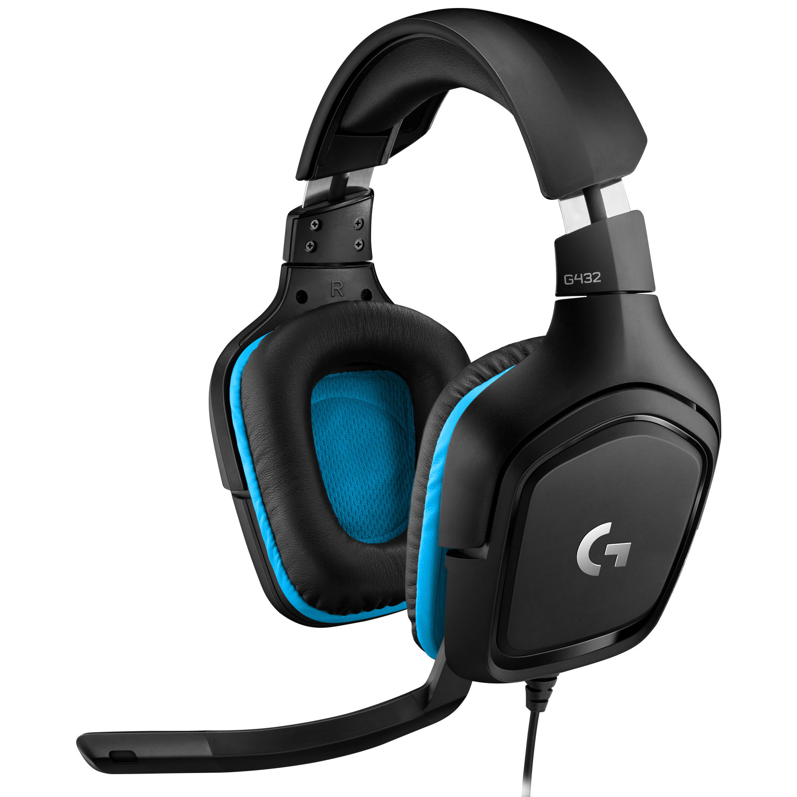 Logitech G432 7.1 7.1 Surround Noir - Micro-casque - grosbill.com - 0