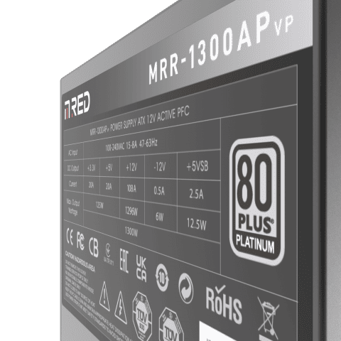 M.RED 80+ Platinum (1300W) - Alimentation M.RED - grosbill.com - 4
