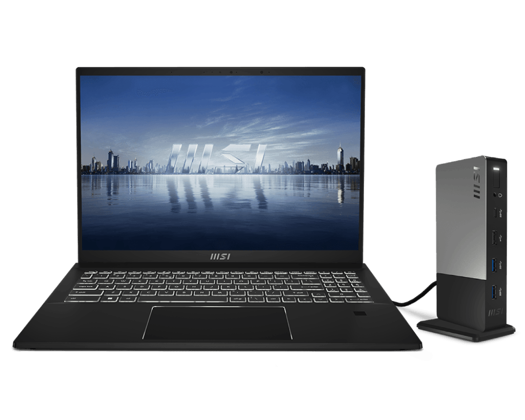 image produit MSI Summit E16FlipEvo A13MT-234FR + USB-C Docking Station Gen 2 Grosbill