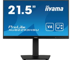 Ecran PC Iiyama ProLite XUB2293HSU-B7 - 21.5" FHD 100Hz IPS 1ms Pivot Grosbill