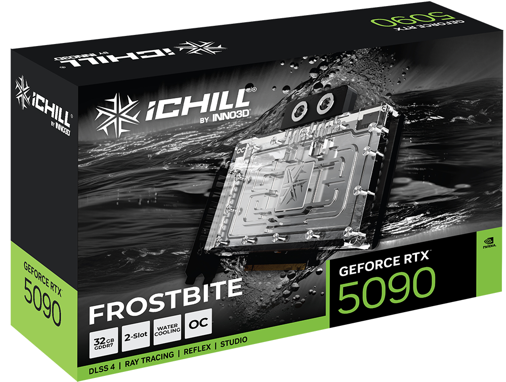 Inno3D GeForce RTX 5090 ICHILL FROSTBITE - Carte graphique Inno3D - 1